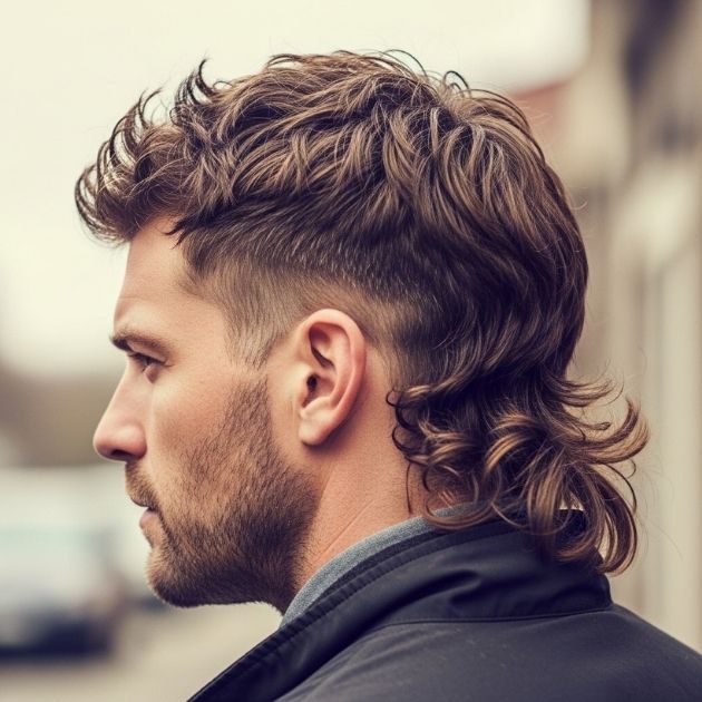 Thick Wavy Hair Mullet