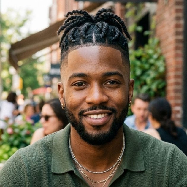 Two Strand Twists with High Fade