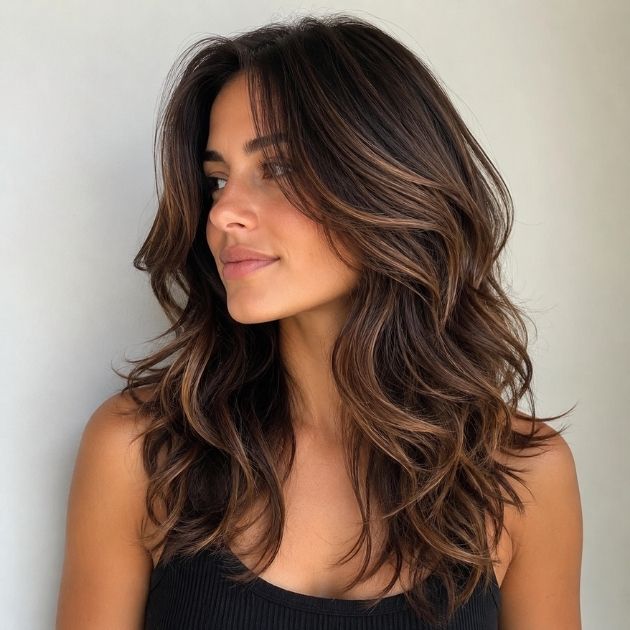 Wavy Layered Haircut