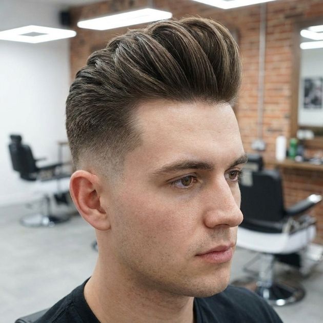 Clean Quiff Fade Style for Men