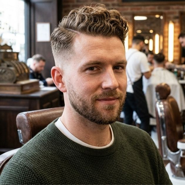 Curly Wavy Fade