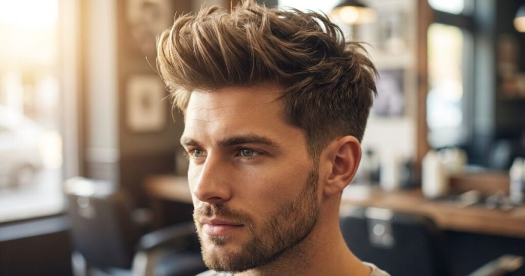 Fluffy Hair With Textured Top
