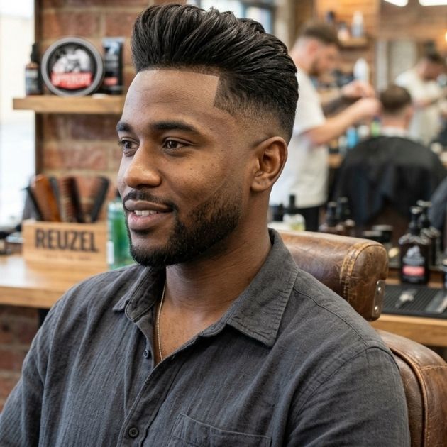 Fresh Quiff Fade Hairstyle
