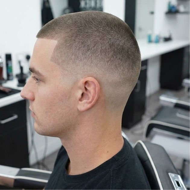 Induction Burst Fade Buzz Cut