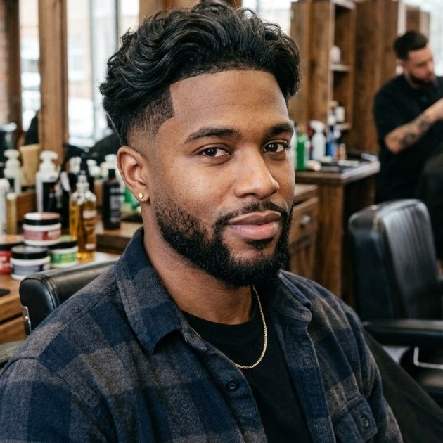 Layered Wavy Fade
