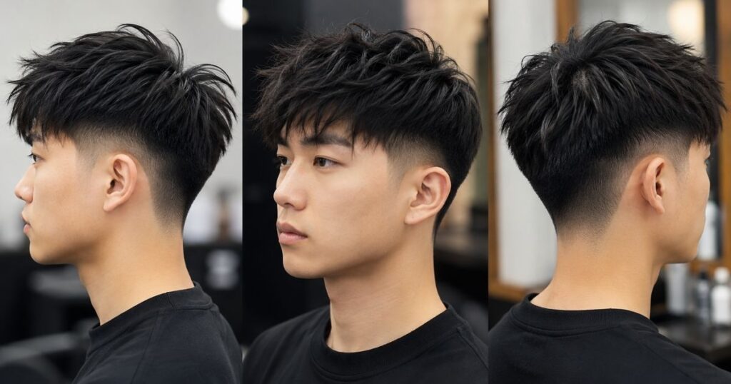 Low Taper Fade Asian Hair