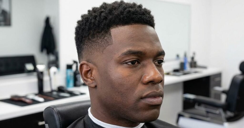 Low Taper Fade Black Haircut