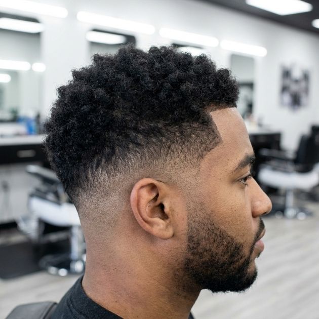 Low Taper Fade Black Haircut Clean Cut