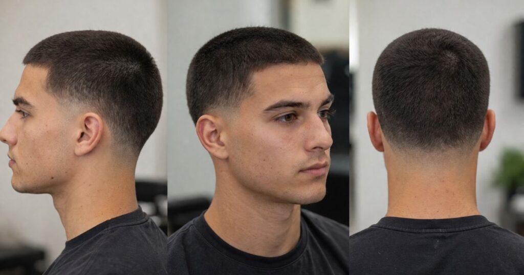 Low Taper Fade Buzz Cut