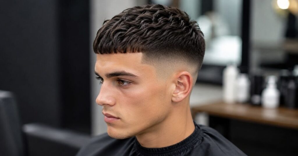 Low Taper Fade French Crop Hair