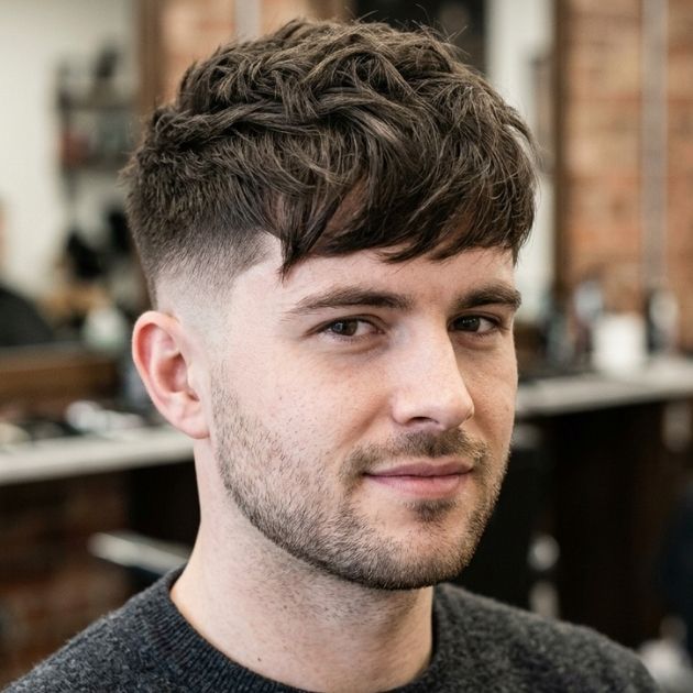 Low Taper Fade With Trending Textured Crop French
