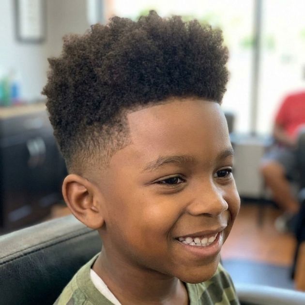 Low Taper Fade with Afro