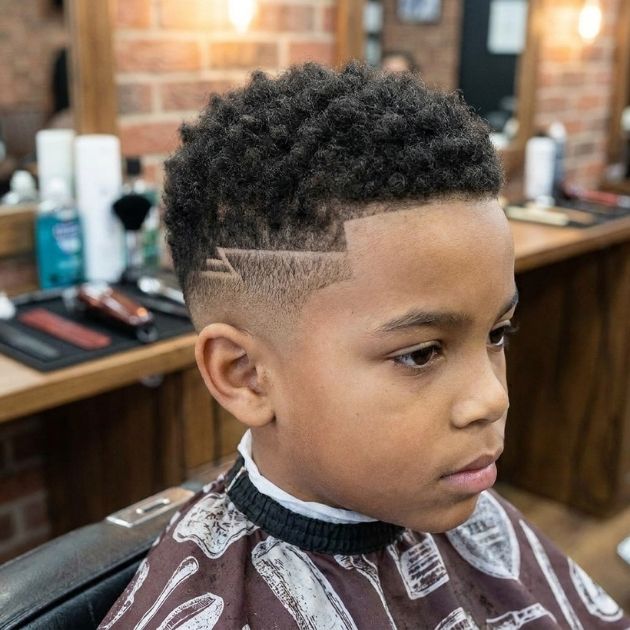 Low Taper Fade with Design