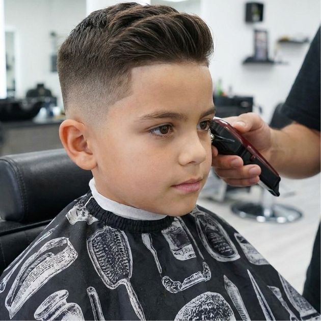 Low Taper Fade with Undercut