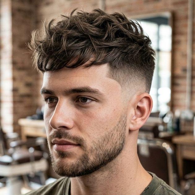 Modern Low Taper Fade With Trending Textured Crop