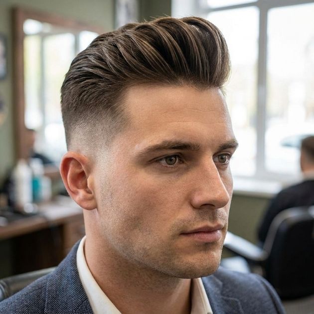 Professional Quiff Fade Style