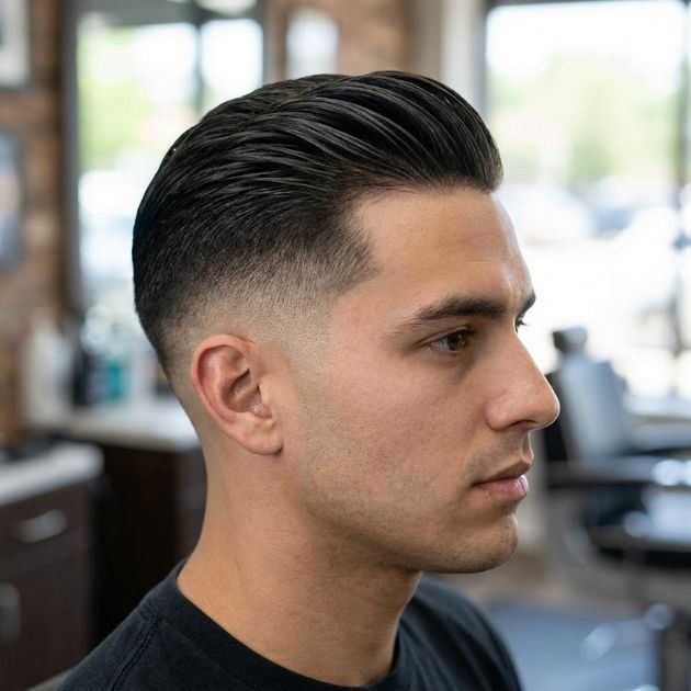 Skin Low Taper Slick Back