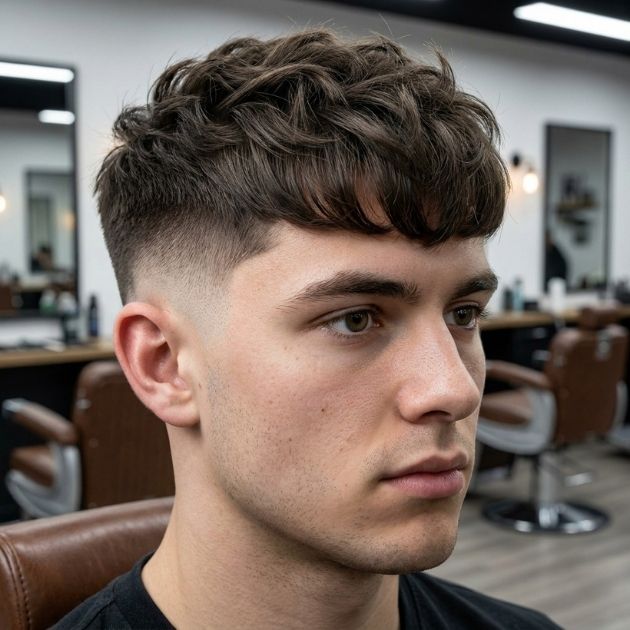 Taper Fade Fringe with Volume