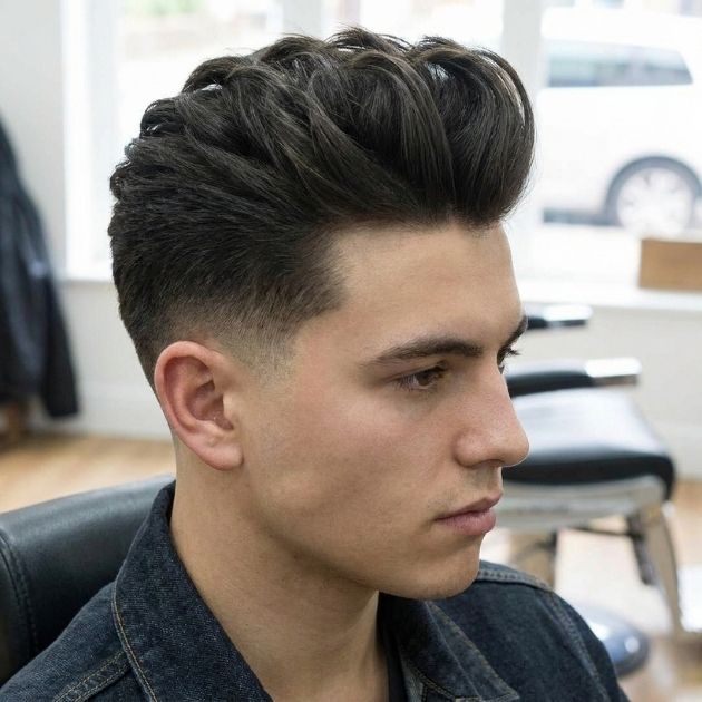 Trendy Low Taper Fade Quiff