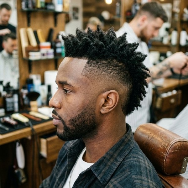 Burst Fade Mohawk