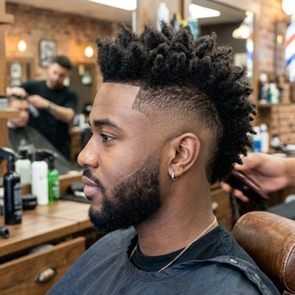 _Classic Burst Fade Mohawk