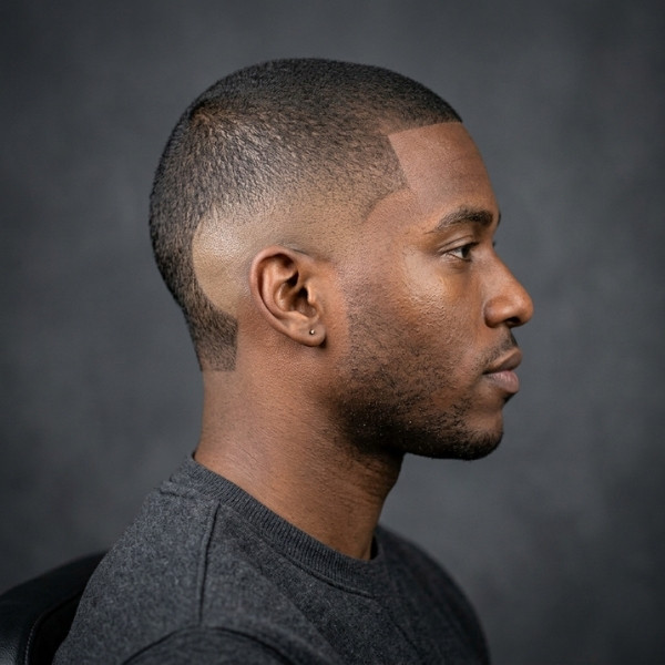  High Burst Fade Buzz Cut