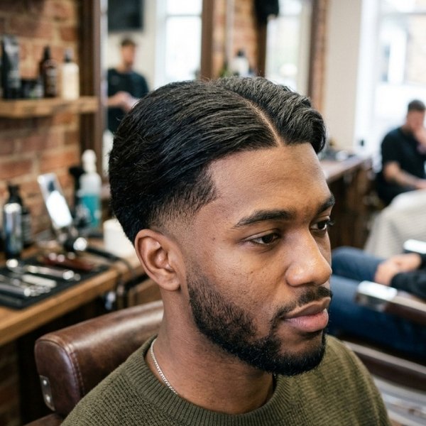 Low Taper Middle Part