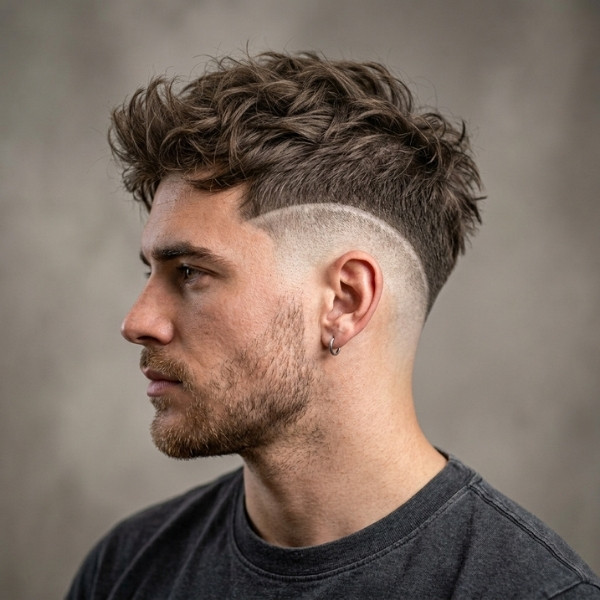 Messy High Burst Fade