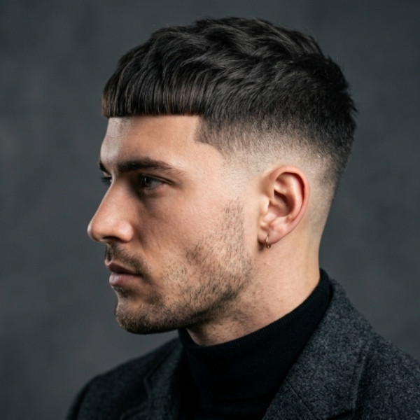 Mid Taper Fade French Crop
