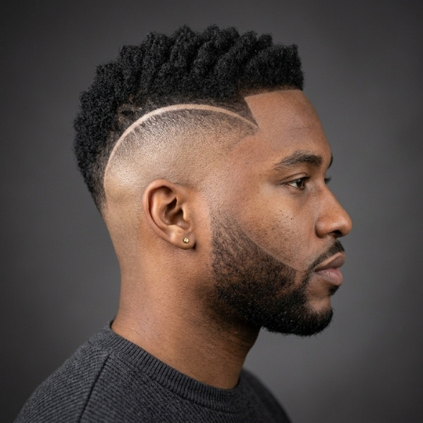 Sharp Skin High Burst Fade