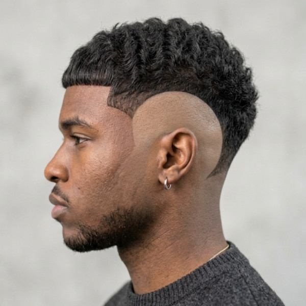 Skin Burst Fade Caesar